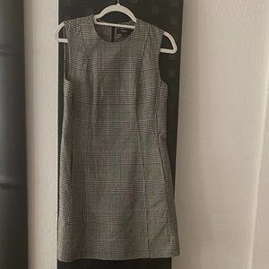 Theory "Helaina" dress in plaid